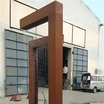 De ce perdelele de apă din oțel de intemperii devin o alegere populară în amenajarea peisajului?